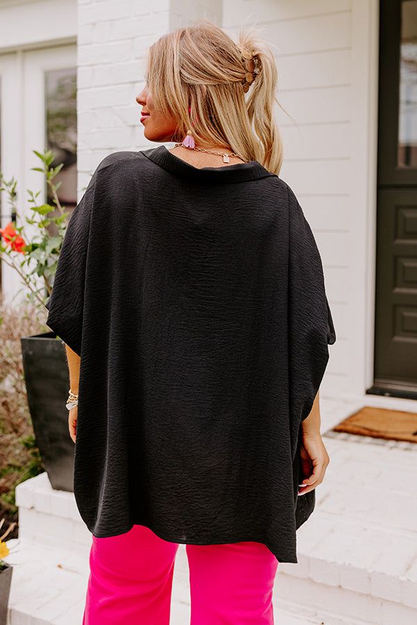 Purely Poetic Shift Top in Black Curves sold by Impressions product image thumbnail 4