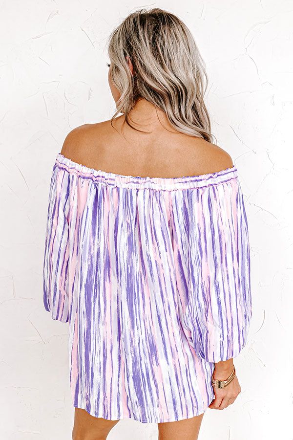 First Class Treatment Shift Top in Lavender sold by Impressions product image thumbnail 3