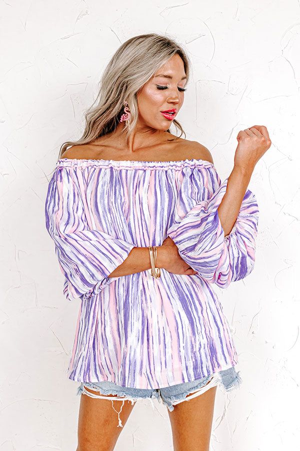 First Class Treatment Shift Top in Lavender sold by Impressions product image thumbnail 2