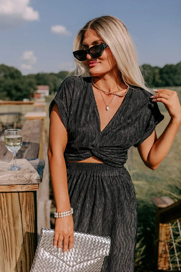 Social And Chic Pleated Top sold by Impressions product image thumbnail 4