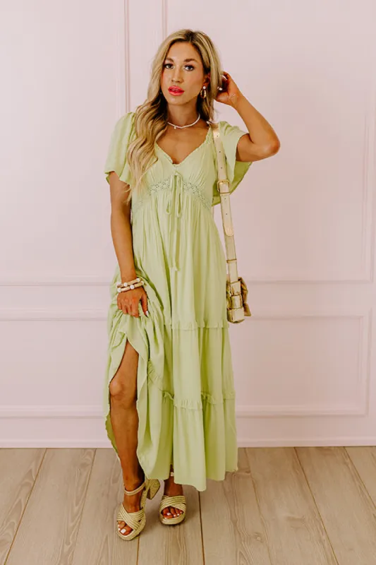 Summer Swoon Ruffle Midi sold by Impressions