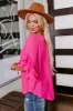 Margarita Date Shift Top in Hot Pink Curves sold by Impressions