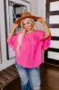 Margarita Date Shift Top in Hot Pink Curves sold by Impressions
