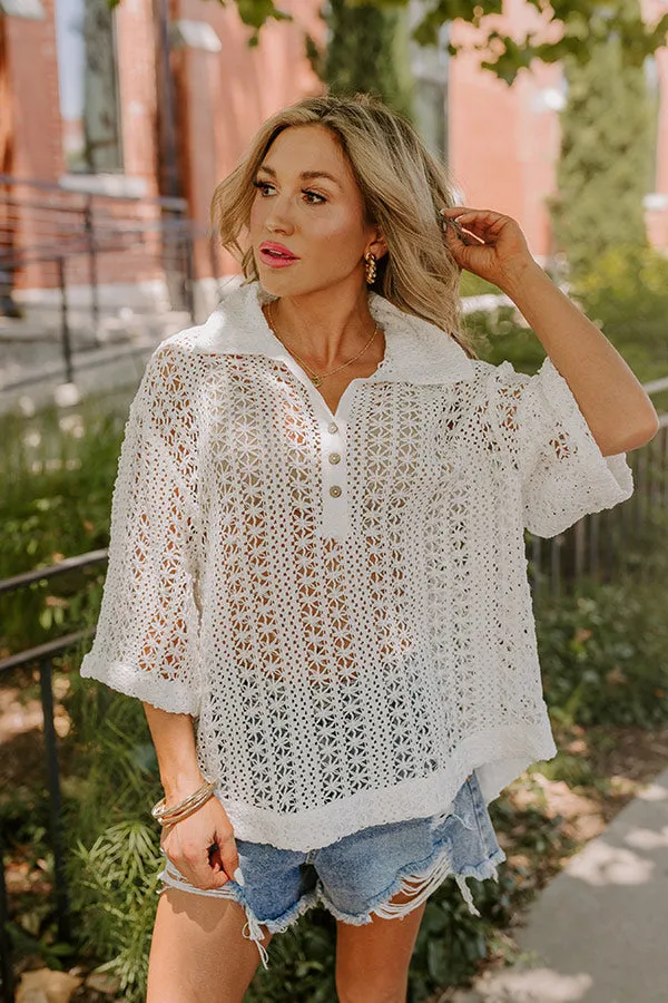 Adventure Seeker Crochet Top In White sold by Impressions product image thumbnail 2