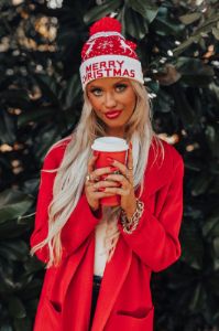 Merry Christmas Beanie sold by Impressions