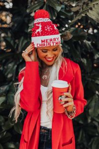 Merry Christmas Beanie sold by Impressions