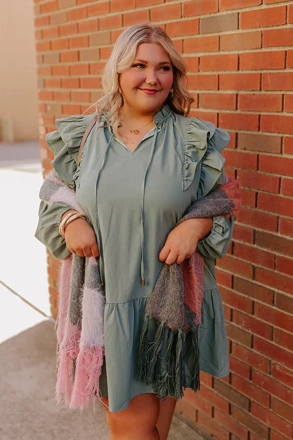 New To Town Shift Dress In Pear Curves sold by Impressions product image thumbnail 2