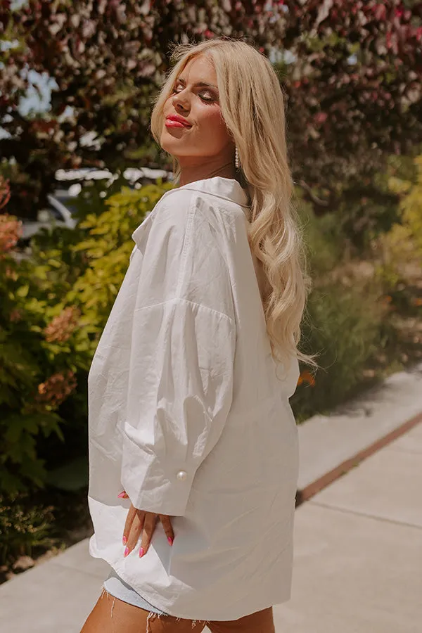 Manhattan Meeting Shift Top In White Curves sold by Impressions product image thumbnail 5