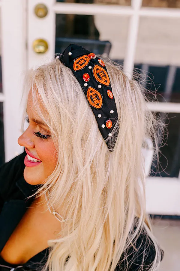 Team Spirit Embellished Headband In Black sold by Impressions product image thumbnail 2