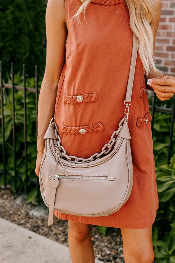 Feeling Fab Faux Leather Tote in Taupe sold by Impressions product image thumbnail 2