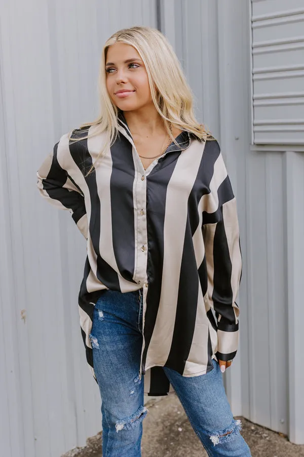 Posh Mindset Stripe Button Up sold by Impressions product image thumbnail 2