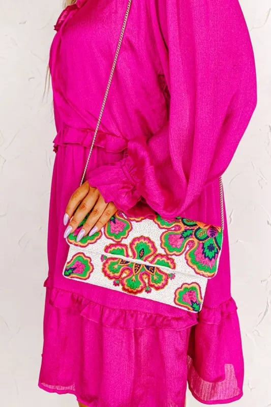 Flirty Fiesta Beaded Clutch sold by Impressions
