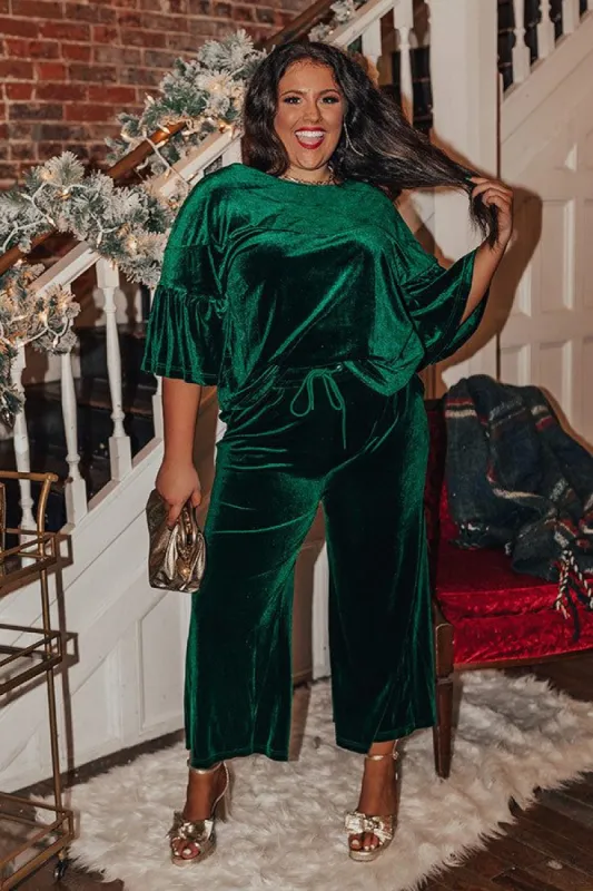 Crushin' On You Velvet Pants Curves sold by Impressions