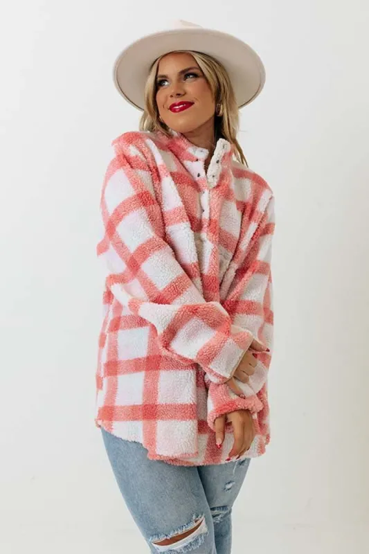 Candlelight Cozy Sherpa Pullover    Curves sold by Impressions