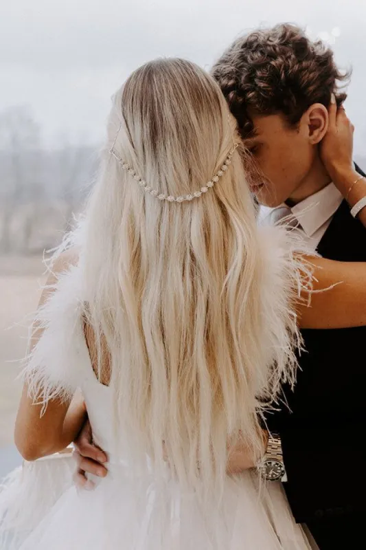 Boasting Over Bubbly Rhinestone Hair Piece sold by Impressions
