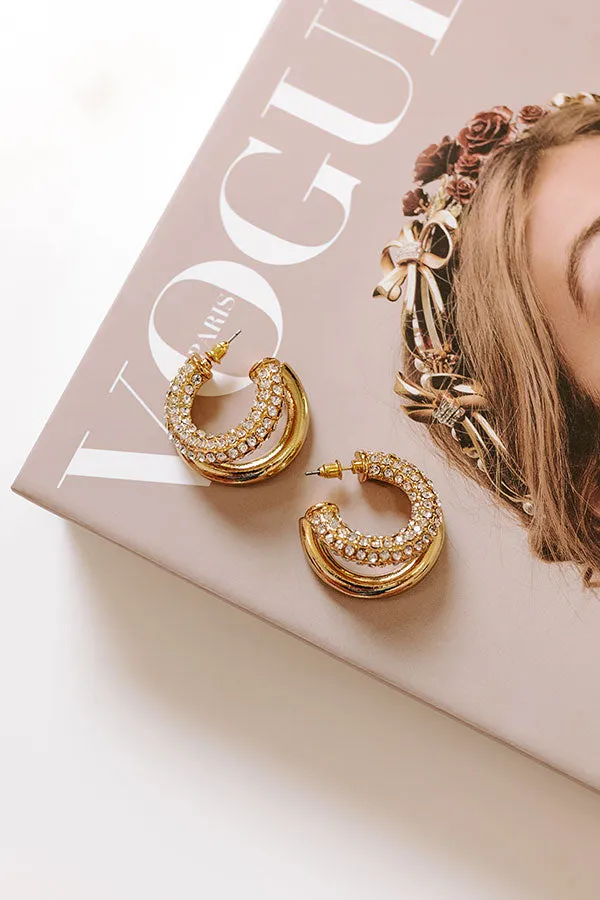 Dancing In The Moonlight Hoop Earrings sold by Impressions