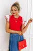 Sweet Like Cherry Pie Embroidered Top sold by Impressions