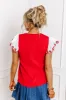 Sweet Like Cherry Pie Embroidered Top sold by Impressions