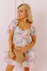 Springtime Chic Tiered Mini Dress sold by Impressions