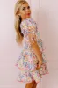 Springtime Chic Tiered Mini Dress sold by Impressions
