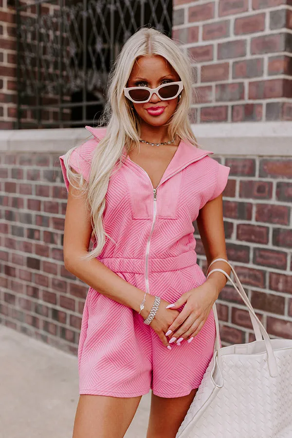 Coffee Run Cutie Romper in Pink sold by Impressions product image thumbnail 4