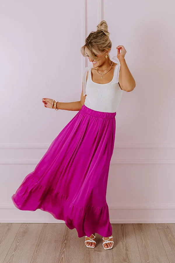 Resort Radiance Maxi Skirt in Orchid sold by Impressions