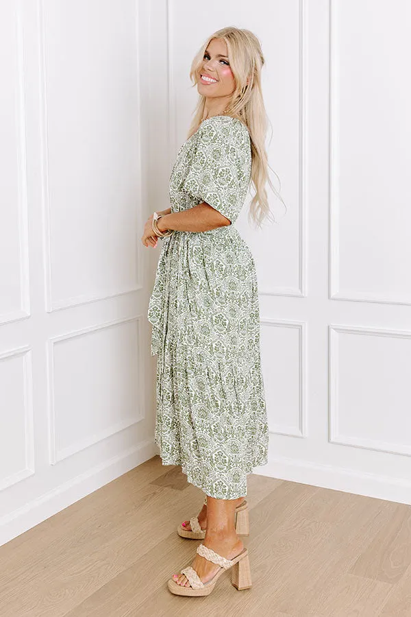 Countryside Dream Linen-Blend Midi Curves sold by Impressions product image thumbnail 4