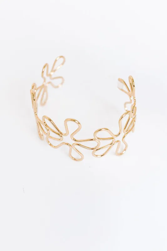 Happy Blooms Cuff Bracelet sold by Impressions