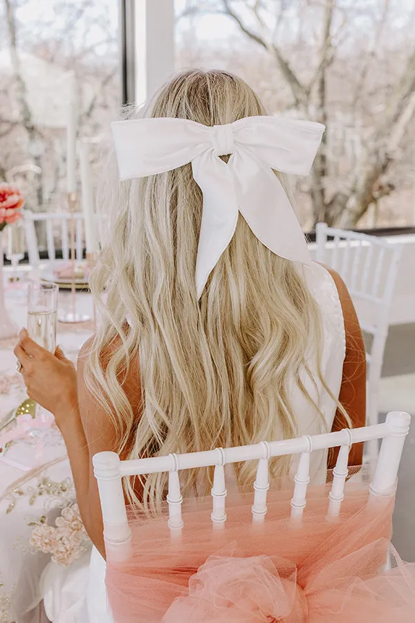 The Carly Satin Bow Hair Clip sold by Impressions product image thumbnail 2