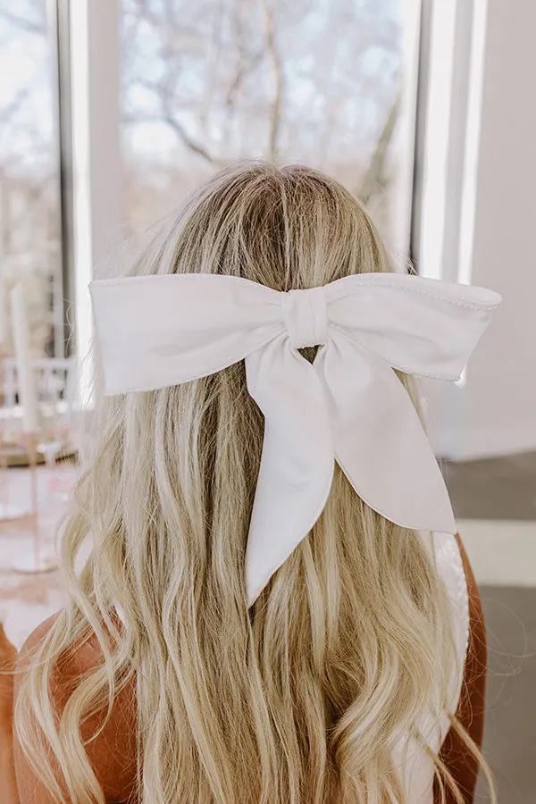 The Carly Satin Bow Hair Clip sold by Impressions product image thumbnail 3