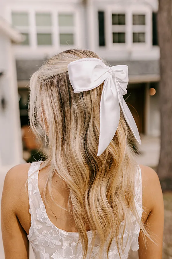The Carly Satin Bow Hair Clip sold by Impressions product image thumbnail 4