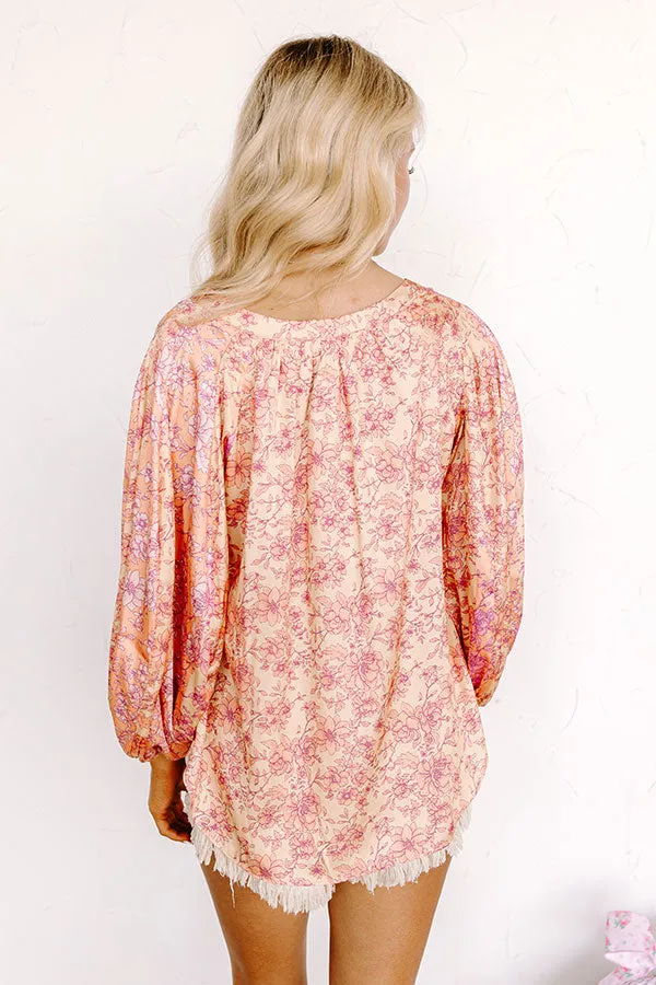 Serene Garden Satin Shift Top sold by Impressions product image thumbnail 4