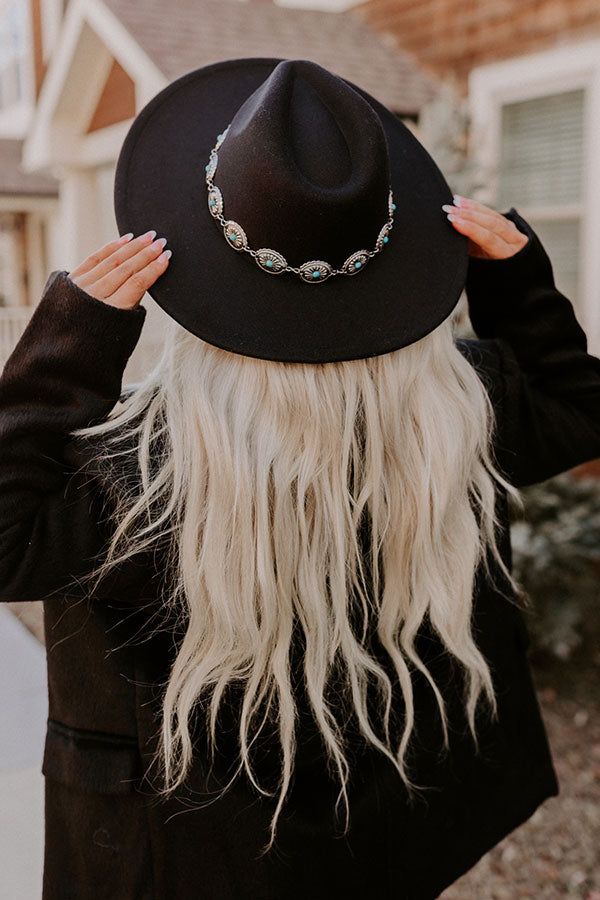 Countryside Retreat Felt Fedora in Black sold by Impressions product image thumbnail 3