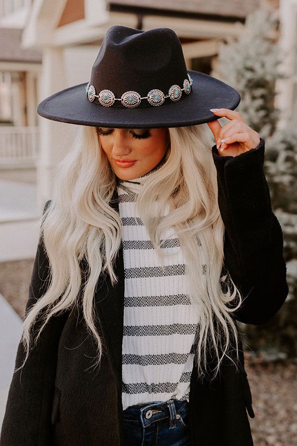 Countryside Retreat Felt Fedora in Black sold by Impressions product image thumbnail 2