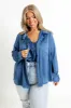 Once In A Lifetime Satin Top In Riverside Curves sold by Impressions