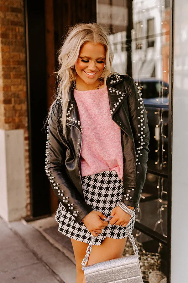 Afternoon Date Knit Sweater in Pink sold by Impressions product image thumbnail 5