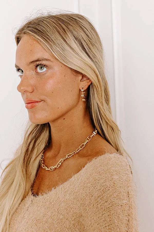 Cue The Sparkles Cubic Zirconia Hoop Earrings sold by Impressions product image thumbnail 4