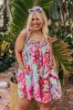 Bloom With A View Romper In Ocean Wave Curves sold by Impressions
