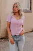 Everyday Marvelous Ribbed Top In Lavender sold by Impressions