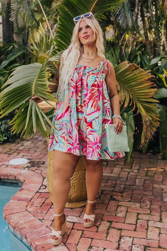 Bloom With A View Romper In Ocean Wave Curves sold by Impressions