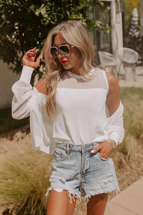 Sunday Mornings Knit Two Piece Top sold by Impressions