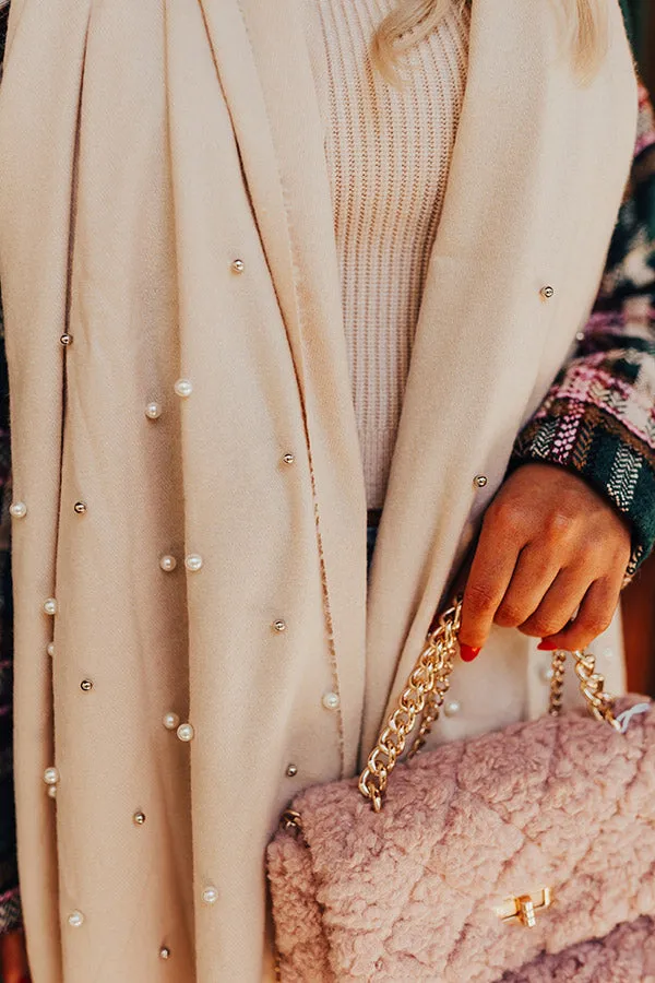 Escape To Comfort Embellished Scarf In Cream sold by Impressions product image thumbnail 3