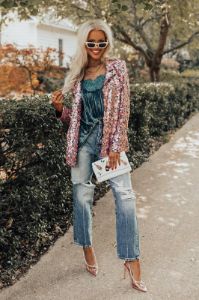 Glam Life Sequin Blazer sold by Impressions