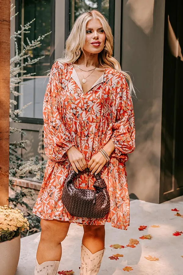 Falling For You Floral Mini Dress Curves sold by Impressions product image thumbnail 5