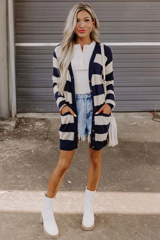 Doing My Best Stripe Cardigan sold by Impressions