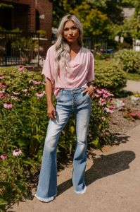 The Daisy Jane High Waist Flare sold by Impressions