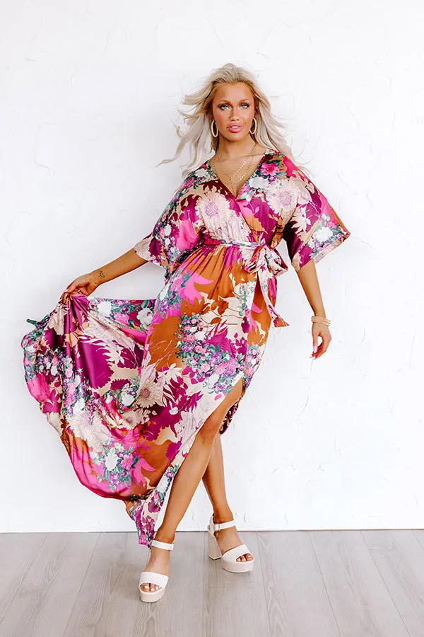 Caught Up In Love Satin Maxi sold by Impressions product image thumbnail 3