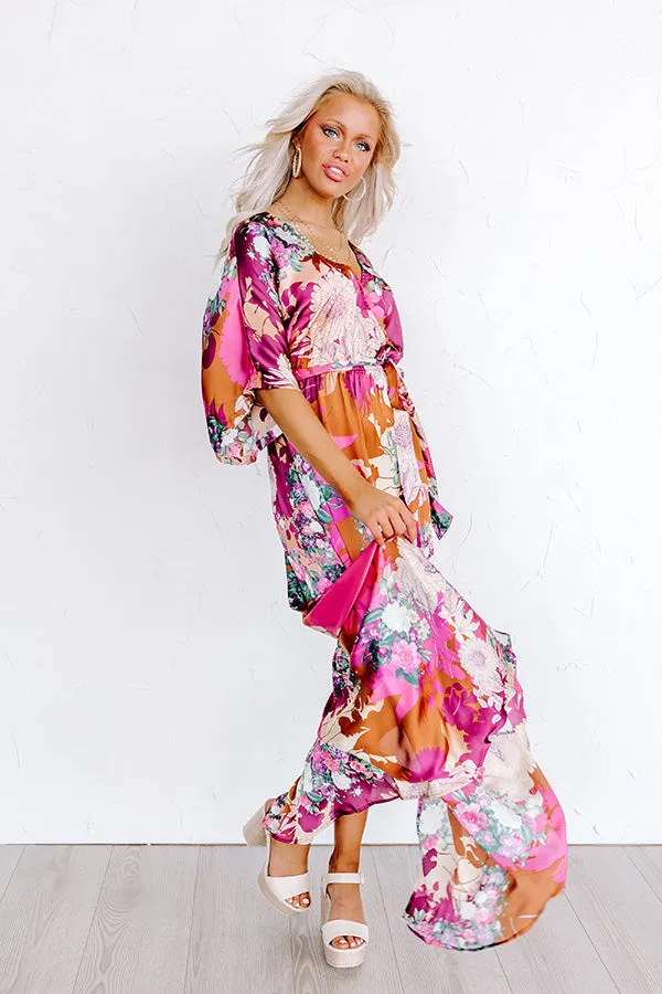 Caught Up In Love Satin Maxi sold by Impressions product image thumbnail 4