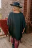 Everyday Dreams Satin Shift Top in Black Curves sold by Impressions