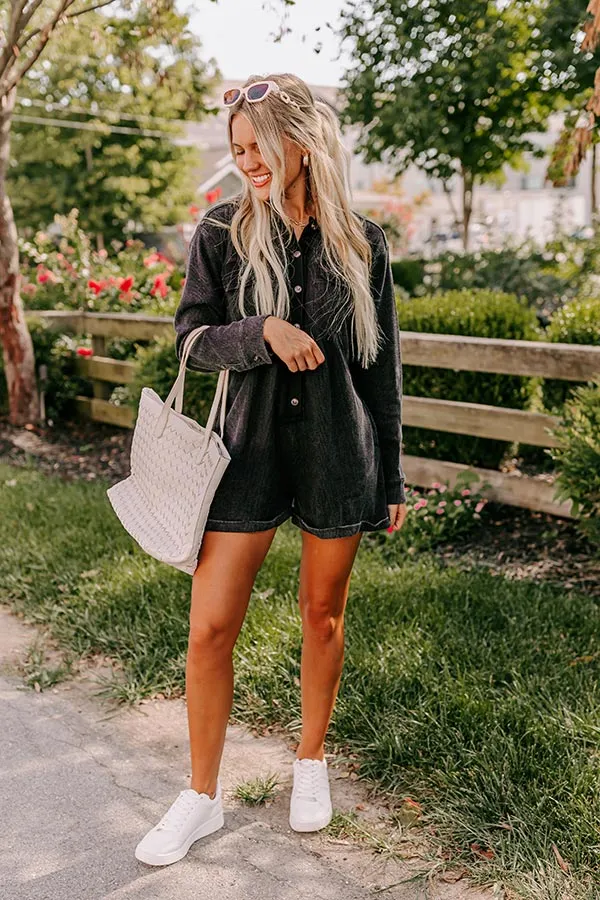 Sweet Charmer Waffle Knit Romper sold by Impressions product image thumbnail 5